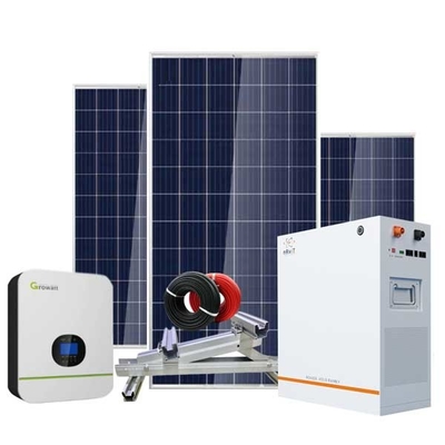 5kW Solar Off Grid System 48V 100ah Untuk Penyimpanan Energi Terbarukan Rumah Tangga