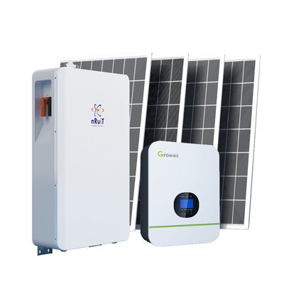 100ah 48V Sistem Listrik Tenaga Surya Kit Panel Surya Rumah Tangga 5Kwh