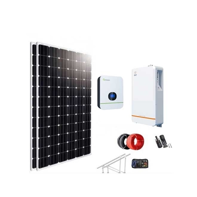 Sistem Panel Surya Rumah Tangga 10 15Kwh 230VAC 60HZ Sistem PV Berdiri Sendiri