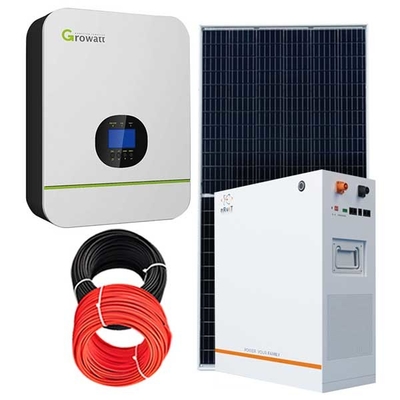 15KW 10kw Sistem Panel Surya Rumah / 230VAC UN38.8 Sistem Baterai PV Surya