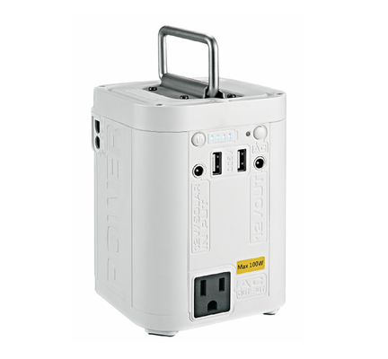 100 Watt Solar Sistem Portabel Catu Daya Isi Ulang 99Wh UN38.3