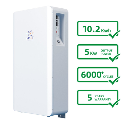 6000 Baterai Surya Siklus Dalam / 10kwh 51,2 V 200ah Baterai Lithium Lifepo4 5000W