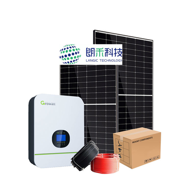 Sistem Listrik Tenaga Surya 5Kw / sistem penyimpanan energi rumah tangga CATL 100Ah