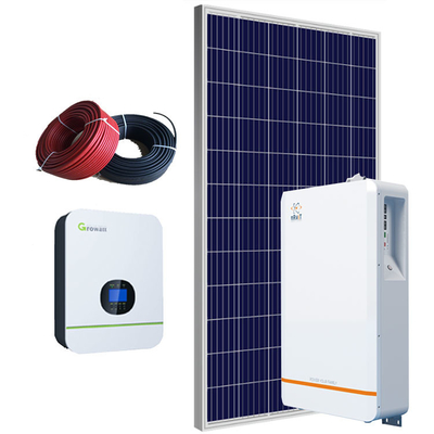 Sistem Tata Surya Rumah Tangga 51,2V / Sistem Atap Surya 480Ah Untuk Rumah 22.86Kg