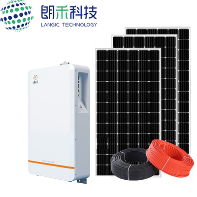 Tata Surya Rumah Tangga 400 Watt / 24Kwh 480Ah 38.23V Sistem Pv Surya Atap