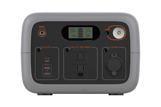 Paket Baterai Lithium Camping 300W 25V / Sistem Energi Surya Portabel 300Wh
