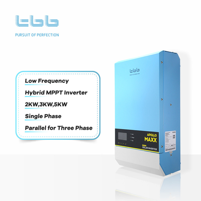 APOLLO MAXX Hybrid Solar Inverter 24V 48V 3kw 5kw 7kw 6kw 8kw Dengan Pelacak MPPT