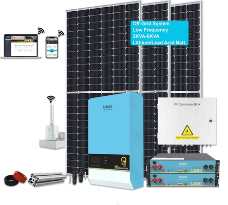 TBB Off Grid Inverter Solar RiiO Sun 3KVA Mppt Inverter Efisiensi Maks 91%