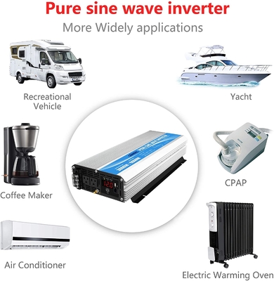 3000W Pure Sine Wave Power Inverter DC12V Ke AC120V Dengan Remote Control