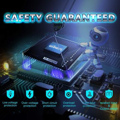 Giandel 4000W 24V Pure Sine Wave Inverter 1.5Amps Dengan Empat Outlet AC